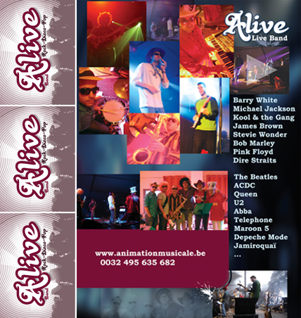 Alive Live Band, groupe Rock Disco Pop de référence pour des shows de qualités